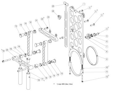 Original Ersatzteile Blattschutzhalter für Demco Captor Plus Wandsäge