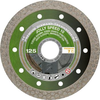 Diamant Trennscheibe JOLLY SPEED 10 für Feinsteinzeug