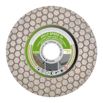 Diamant Trennscheibe JOLLY SPEED 25 für Feinsteinzeug