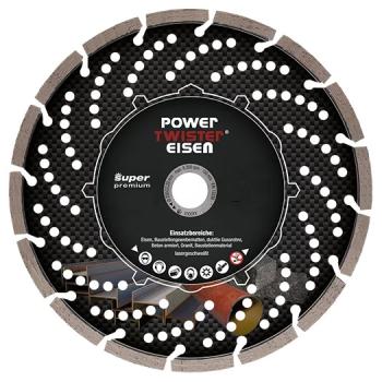 Diamant Trennscheibe Power Twister Eisen für Beton mit Baustahl