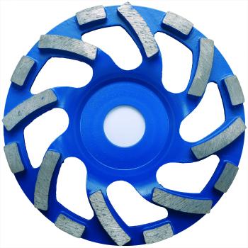 Diamant-Schleiftopf NEW FAN CUP Industrieboden blau