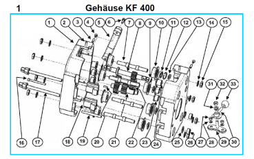 Original Gehäuse für Fleika KF 400 Kernbohrständer