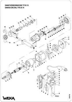 Original Ersatzteile für WEKA DK 118 Kernbohrmaschine