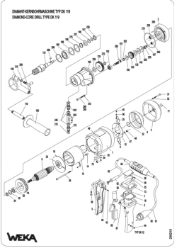 Original Ersatzteile für WEKA DK 119 Kernbohrmaschine