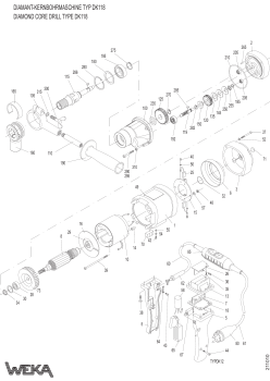 Original Spare Parts for Weka DK118 Core Drill – Spare Parts & Repair Kits – DTI-M