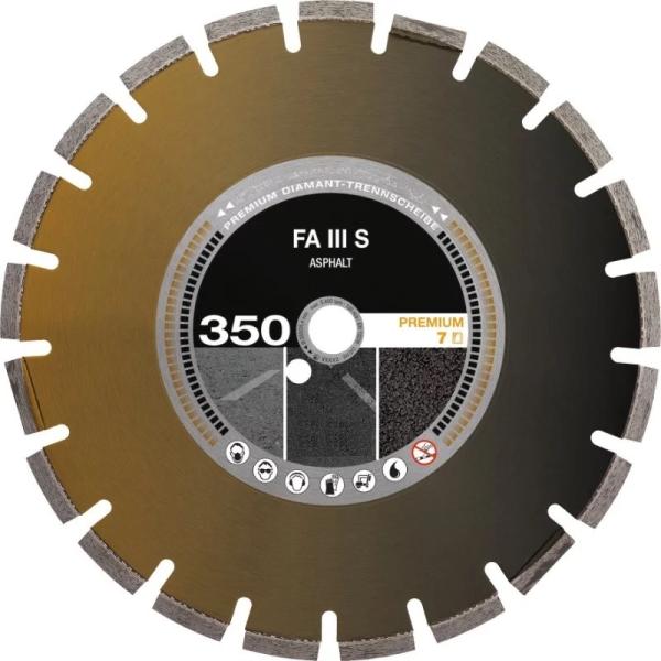 Diamant Trennscheibe FA III S für abrasive Materialien
