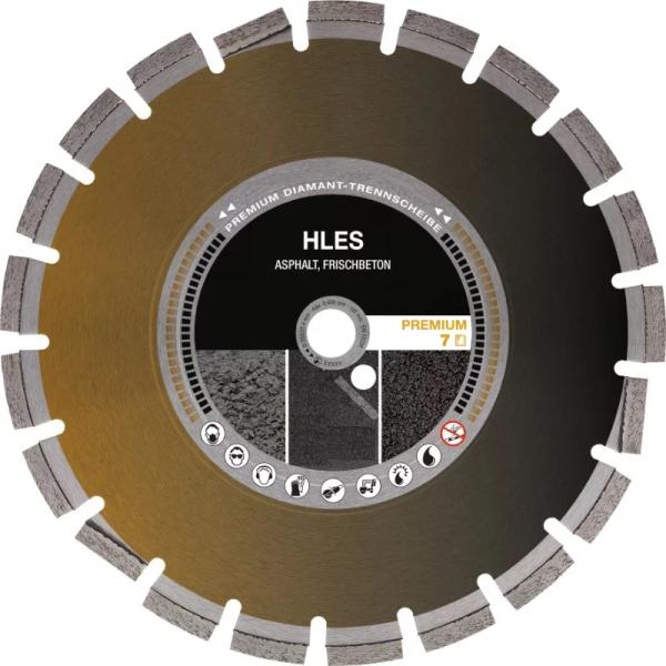 Diamant Trennscheibe HLES für abrasive Materialien