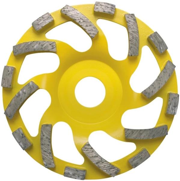Diamant-Schleiftopf NEW FAN CUP abrasiv gelb