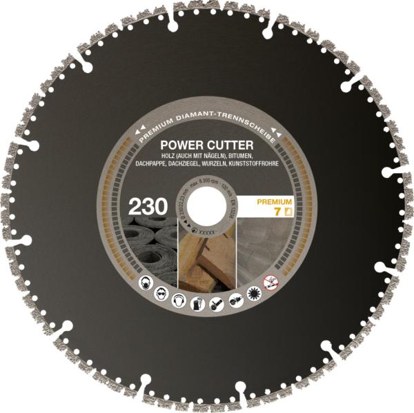 Diamanttrennscheibe POWER CUTTER Spezialwerkzeug