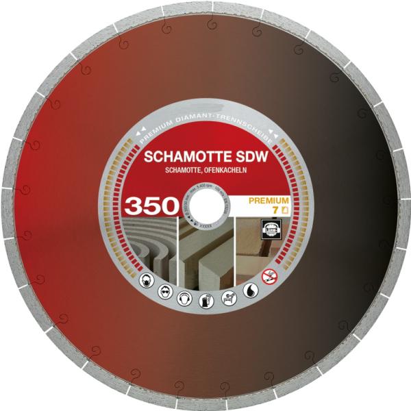 Diamant Trennscheibe SCHAMOTTE SDW für Schamottestein