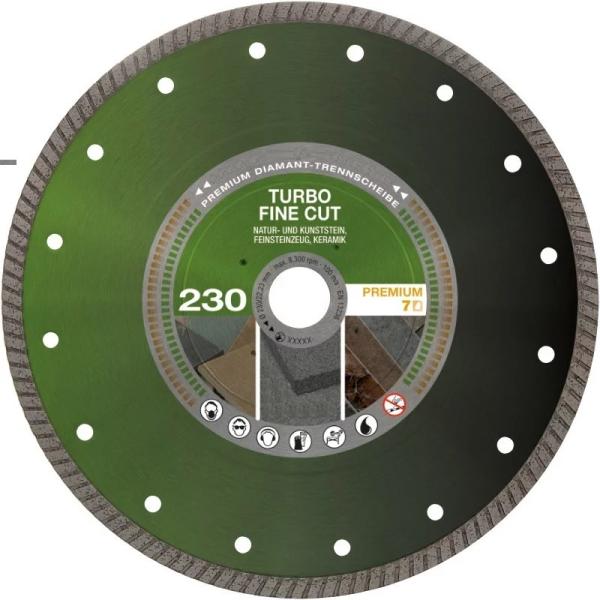 Diamant Trennscheibe Turbo Fine Cut für Feinsteinzeug