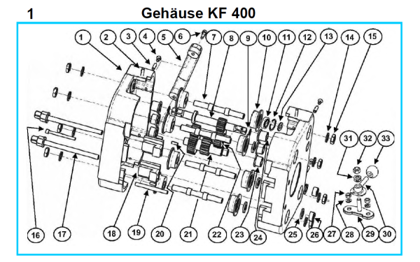 Original Gehäuse für Fleika KF 400 Kernbohrständer