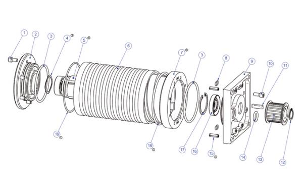 Original Ersatzteile Motor für Demco Spider Handsäge