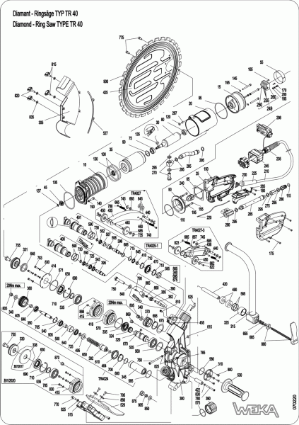 Original Ersatzblatt für Handsäge TR40