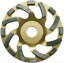 Diamant-Schleiftopf NEW FAN CUP universal gold