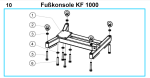Original Fußkonsole für Fleika KF 1000 Kernbohrständer