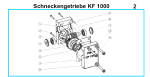 Original Schneckengetriebe für Fleika KF 1000 Kernbohrständer