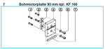 Original Bohrmotorplatte 80 mm für Fleika KF 160 Kernbohrständer