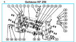 Original Gehäuse für Fleika KF 250 Kernbohrständer