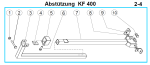 Original Abstützung für Fleika KF 400 Kernbohrständer