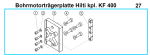 Original Bohrmotorträgerplatte Hilti für Fleika KF 400 Kernbohrständer