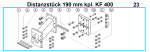 Original Distanzstück 190 mm für Fleika KF 400 Kernbohrständer