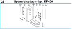 Original Spannhalsadapter für Fleika KF 400 Kernbohrständer