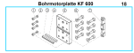 Original Bohrmotorplatte für Fleika KF 600 Kernbohrständer
