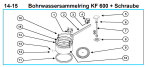 Original Bohrwassersammelring mit Schraube für Fleika KF 600 Kernbohrständer
