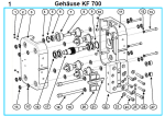Original Gehäuse für Fleika KF 700 Kernbohrständer
